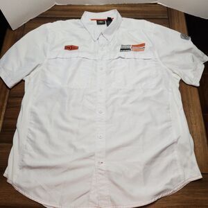 Harley-Davidson Button Up Shirt SS White 2X